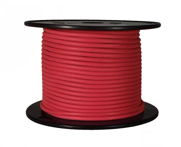 81103 – WIRTHCO Primary Wire, Stranded Conductor 16 Gauge Red 100 Foot Spool Copper Conductor/ PVC Insulation